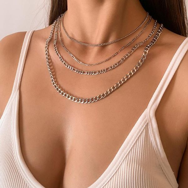 pendant necklaces fashion layered for women trend gold silver color simple statement chain choker necklace jewelry neck decoration
pendant necklaces fashion layered for women trend gold silver color simple statement chain choker necklace jewelry neck decoration