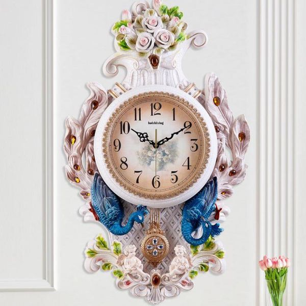 peacock living room wall clock mute large european fashion home creative bedroom decoration hanging clocks
peacock living room wall clock mute large european fashion home creative bedroom decoration hanging clocks
