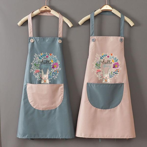 aprons home cute kitchen cooking apron women waterproof and oil-proof waistband men's overalls
aprons home cute kitchen cooking apron women waterproof and oil-proof waistband men's overalls