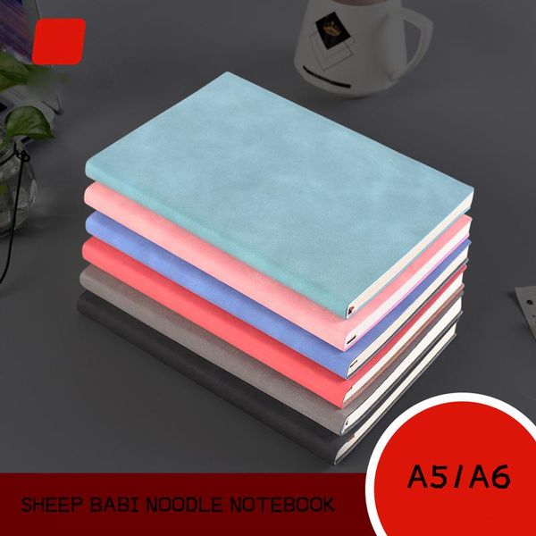 business a5/a6 notebook simple office sheep soft leather student diary notepad in many colors notepads, Purple;pink
business a5/a6 notebook simple office sheep soft leather student diary notepad in many colors notepads, Purple;pink