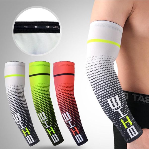 elbow & knee pads 1pcs cool men cycling running uv sun protection cuff cover protective arm sleeve outdoor sports warmers sleeves, Black;gray
elbow & knee pads 1pcs cool men cycling running uv sun protection cuff cover protective arm sleeve outdoor sports warmers sleeves, Black;gray