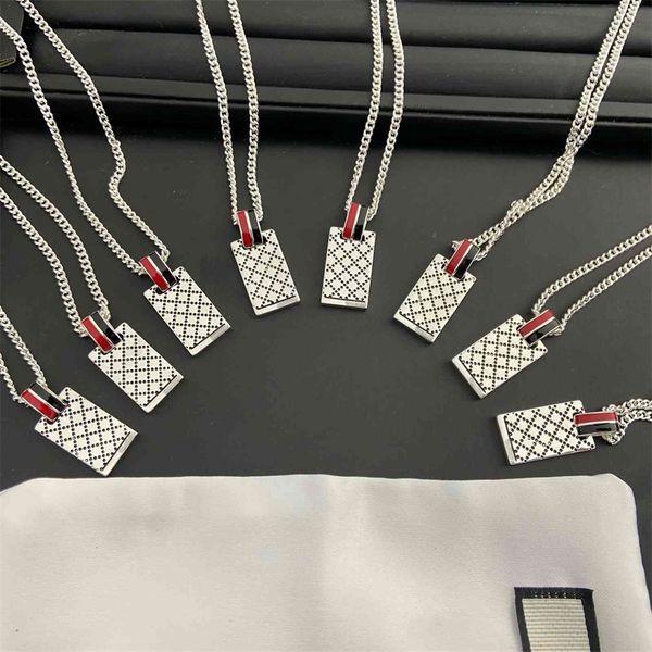 925 sterling silver rectangular lingge necklace couple men's and women's clavicle chain sweater, Golden;silver
925 sterling silver rectangular lingge necklace couple men's and women's clavicle chain sweater, Golden;silver