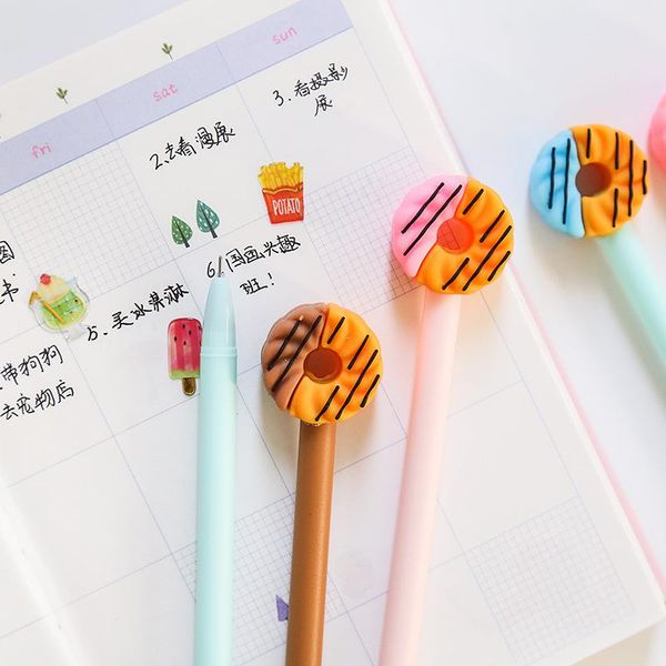 3pcs cookie pen ballpoint black color gel ink pens for writing cute donuts lollipop kids gift stationery office school f203
3pcs cookie pen ballpoint black color gel ink pens for writing cute donuts lollipop kids gift stationery office school f203