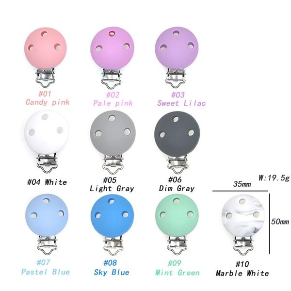 10/20/50 pcs baby pacifer clips round shape perle silicone teether clip diy dummy chain nipple holder rodent 220209
10/20/50 pcs baby pacifer clips round shape perle silicone teether clip diy dummy chain nipple holder rodent 220209
