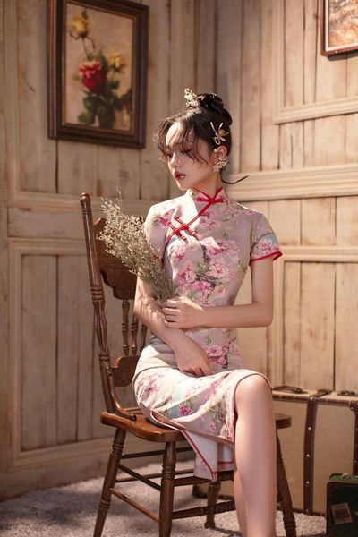 ethnic clothing cheongsam young girls 2021 women's autumn and winter clothes chinese style improved dress, Red
ethnic clothing cheongsam young girls 2021 women's autumn and winter clothes chinese style improved dress, Red
