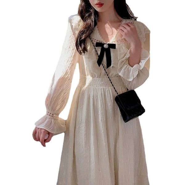 casual dresses women autumn winter france vintage elegant dress retro evening party long 2021 sleeve sweet korean fashion, Black;gray
casual dresses women autumn winter france vintage elegant dress retro evening party long 2021 sleeve sweet korean fashion, Black;gray