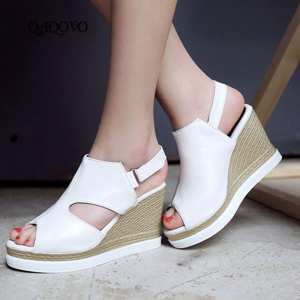 women's summer fashion wedges gladiator sandals platform high heels open toe buckle casual shoes female 2021 white beige black
women's summer fashion wedges gladiator sandals platform high heels open toe buckle casual shoes female 2021 white beige black