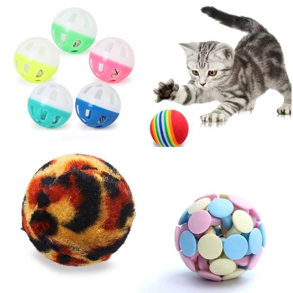 small bell ball toys for cats dog plastic interactive cat training colorful hollow out round playing toy 
small bell ball toys for cats dog plastic interactive cat training colorful hollow out round playing toy