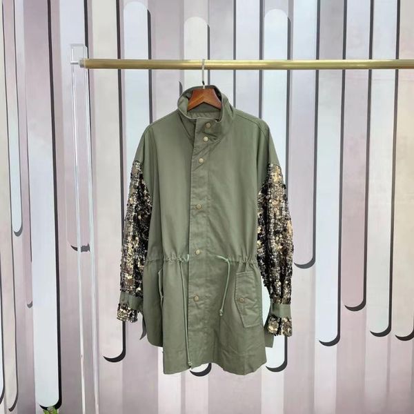 women's trench coats rk695 fashion women & jackets 2021 runway luxury european design party style clothing, Tan;black
women's trench coats rk695 fashion women & jackets 2021 runway luxury european design party style clothing, Tan;black