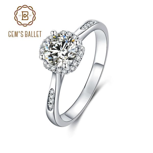 cluster rings gem's ballet 1.0ct round moissanite diamond ring 6.5mm 925 sterling silver engagement for women special design jewelry, Golden;silver
cluster rings gem's ballet 1.0ct round moissanite diamond ring 6.5mm 925 sterling silver engagement for women special design jewelry, Golden;silver