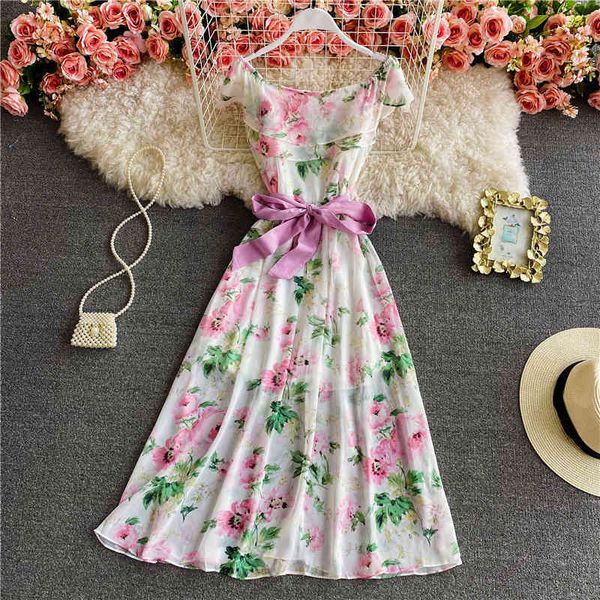 dresses summer designer off shoulder maxi women beach slash neck ruffles flora print chiffon long with pink belt, Black;gray
dresses summer designer off shoulder maxi women beach slash neck ruffles flora print chiffon long with pink belt, Black;gray