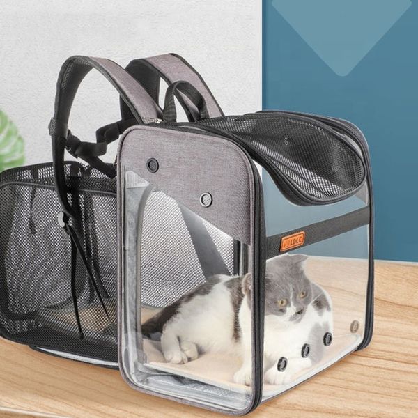 cat transparent pet breathable pet products cat folding carrier backpack designer carrier pvc bag backpack expandable cage back kehai
cat transparent pet breathable pet products cat folding carrier backpack designer carrier pvc bag backpack expandable cage back kehai