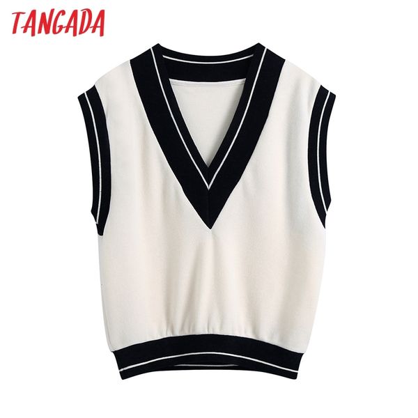 women fashion white knitted vest sweater vintage v neck sleeveless female waistcoat chic be455 210416, White;black
women fashion white knitted vest sweater vintage v neck sleeveless female waistcoat chic be455 210416, White;black