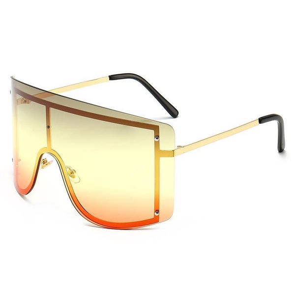 sunglasses teenyoun fashion one piece oversized women gradient sun glasses colorful female goggles large frame eyewear uv400, White;black
sunglasses teenyoun fashion one piece oversized women gradient sun glasses colorful female goggles large frame eyewear uv400, White;black