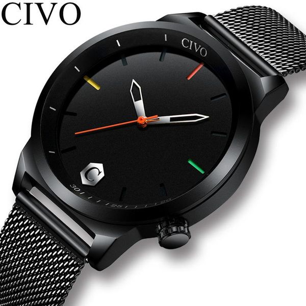 relogio masculino 2021 civo men analog mesh sports watches men's army military male quartz waterproof clock wristwatches, Slivery;brown
relogio masculino 2021 civo men analog mesh sports watches men's army military male quartz waterproof clock wristwatches, Slivery;brown