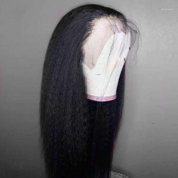 kinky straight wig 13x4 lace front human hair wigs for women pre plucked with baby brazilian remy yaki wig1, Black;brown
kinky straight wig 13x4 lace front human hair wigs for women pre plucked with baby brazilian remy yaki wig1, Black;brown