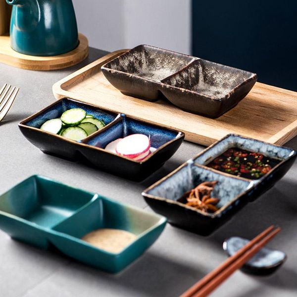 bowls restaurant two-grid seasoning dishes, ceramic household pot tableware, small dipping vinegar snack dishes
bowls restaurant two-grid seasoning dishes, ceramic household pot tableware, small dipping vinegar snack dishes
