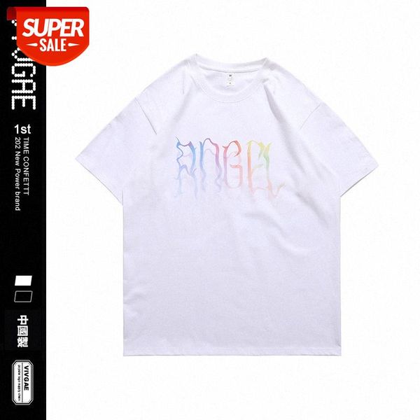 vivgae men's simple basic color letter printing loose casual couple short-sleeved t-shirt men #b79d, White;black
vivgae men's simple basic color letter printing loose casual couple short-sleeved t-shirt men #b79d, White;black