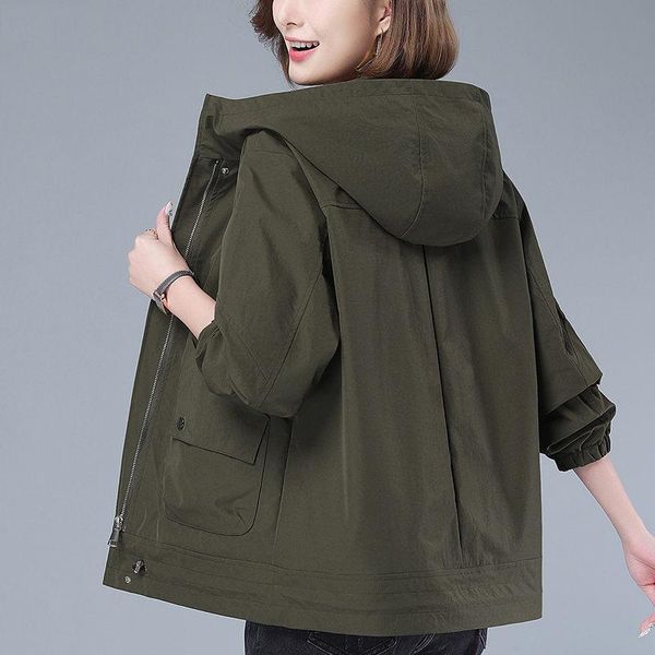 spring autumn plus size tooling trench coat women loose overcoat solid color casual hooded windbreaker outerwear aq144 women's coats, Tan;black
spring autumn plus size tooling trench coat women loose overcoat solid color casual hooded windbreaker outerwear aq144 women's coats, Tan;black