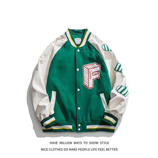 women's jackets arrival patchwork autumn and spring heart embroid oversize letterman jacket men's baseball bomber coat street, Black;brown
women's jackets arrival patchwork autumn and spring heart embroid oversize letterman jacket men's baseball bomber coat street, Black;brown