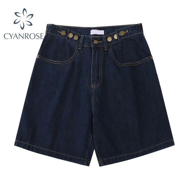 wide leg denim pants women knee length retro streetwear straight dark blue jeans clothes harajuku buttons design loose buttoms 210515
wide leg denim pants women knee length retro streetwear straight dark blue jeans clothes harajuku buttons design loose buttoms 210515