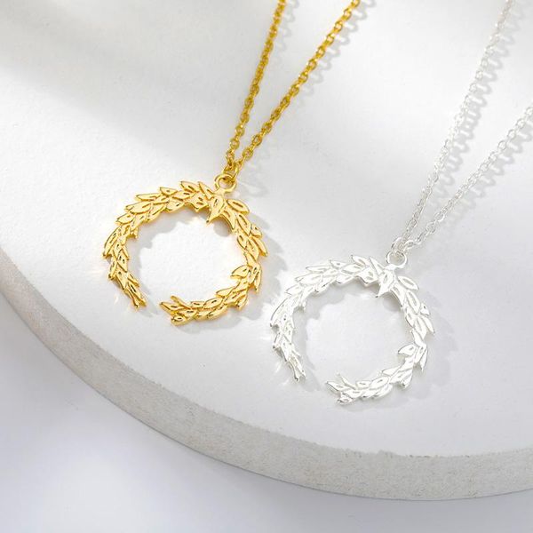 pendant necklaces gold silver color leaf hoop necklace for women stainless steel aesthetic flower circle choker clavicle chain jewelry
pendant necklaces gold silver color leaf hoop necklace for women stainless steel aesthetic flower circle choker clavicle chain jewelry