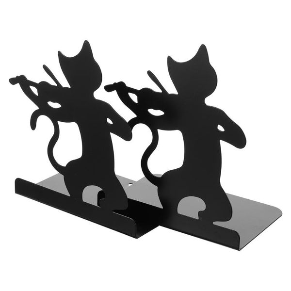 hooks & rails 1 pair cat shape book holder creative bookend organizer for home office
hooks & rails 1 pair cat shape book holder creative bookend organizer for home office
