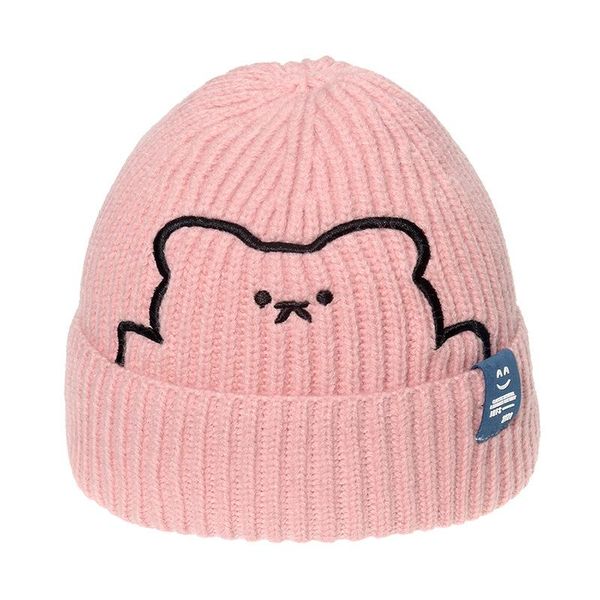 beanie/skull caps female autumn and winter japanese woolen hat age reduction korean outdoor casual warm patch cartoon cute knitted, Blue;gray 
beanie/skull caps female autumn and winter japanese woolen hat age reduction korean outdoor casual warm patch cartoon cute knitted, Blue;gray