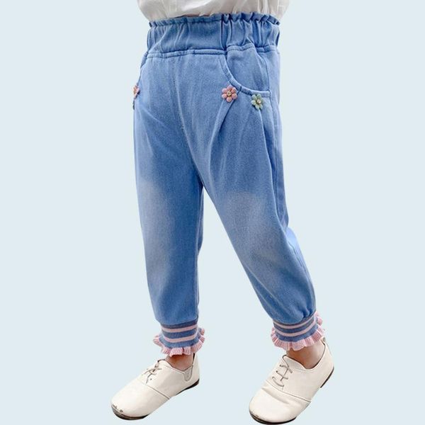 jeans baby girl casual style for girls floral pattern infantil spring autumn toddler clothes, Blue
jeans baby girl casual style for girls floral pattern infantil spring autumn toddler clothes, Blue