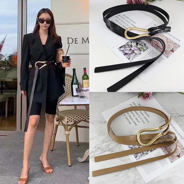 belts personalized fashion accessories large horseshoe shape buckle belt for women without waist adjust y, Black;brown
belts personalized fashion accessories large horseshoe shape buckle belt for women without waist adjust y, Black;brown
