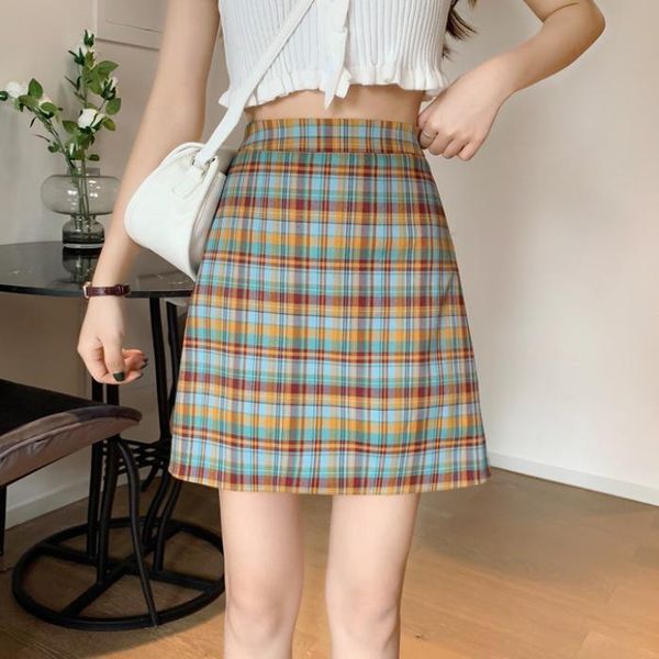 skirts high waist plaid skirt spring summer fashion brand women's clothing korean preppy style a-line mini 2021 jupe femme saia, Black
skirts high waist plaid skirt spring summer fashion brand women's clothing korean preppy style a-line mini 2021 jupe femme saia, Black