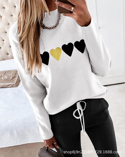 women's tracksuits autumn sports suit female white love printing casual cute girly style two-piece, Gray
women's tracksuits autumn sports suit female white love printing casual cute girly style two-piece, Gray
