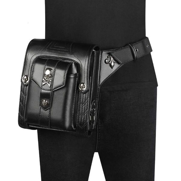 gothic steampunk skull bag 2021 women messenger leather rivet waist leg bags fashion retro rock motorcycle for men
gothic steampunk skull bag 2021 women messenger leather rivet waist leg bags fashion retro rock motorcycle for men