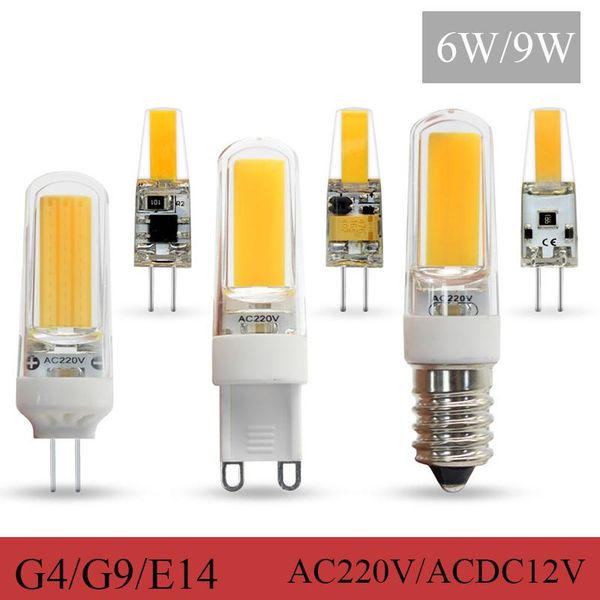 bulbs 5pcs led lamp g4 g9 e14 ac 220v cob bulb white / silicon lampshade for home decorations
bulbs 5pcs led lamp g4 g9 e14 ac 220v cob bulb white / silicon lampshade for home decorations