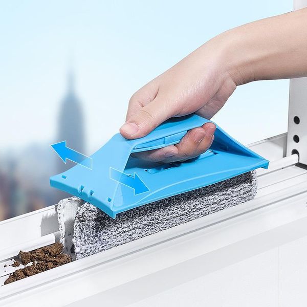 storage bags brush for cleaning windows wipe glass magnetic groove blinds