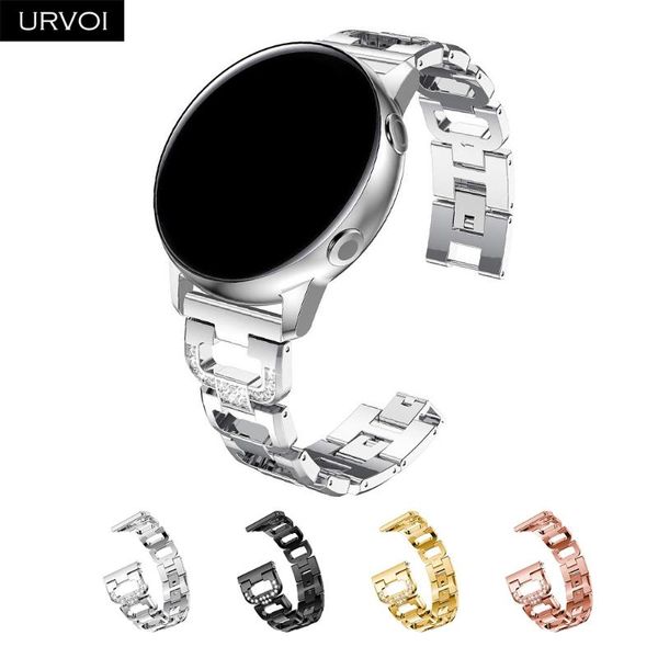 watch bands urvoi band for galaxy active 42 46mm s3 d style strap stainless steel cuff fold over clasp zircon quick release pins wrist, Black;brown
watch bands urvoi band for galaxy active 42 46mm s3 d style strap stainless steel cuff fold over clasp zircon quick release pins wrist, Black;brown