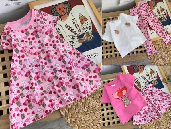 girls dress kids toddler baby dresses bear letters summer outfits beautiful children clothes, Red;yellow
girls dress kids toddler baby dresses bear letters summer outfits beautiful children clothes, Red;yellow