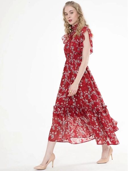 casual dresses dress red long spring summer party women ruffled collar elegant flower print ankle length beach maxi dres 709x, Black;gray
casual dresses dress red long spring summer party women ruffled collar elegant flower print ankle length beach maxi dres 709x, Black;gray