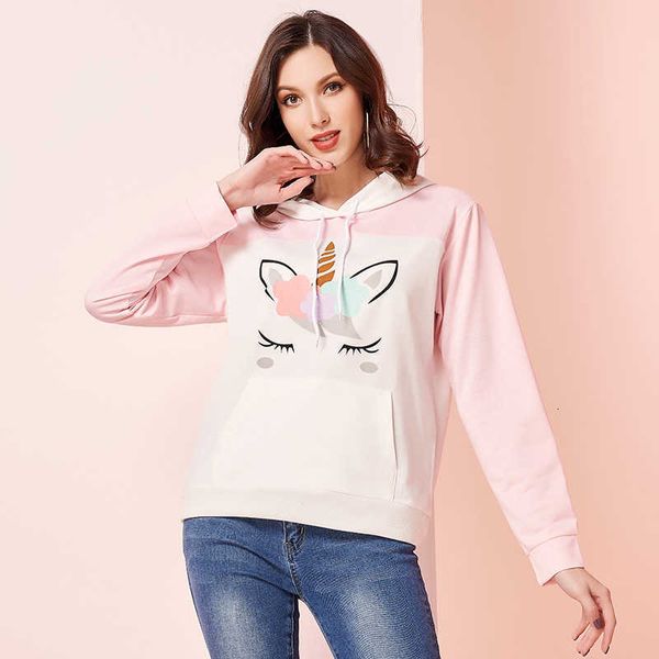 women's hoodies & sweatshirts mai&fun fashion unicorn print kangaroo pocket drawstring hoodie women kt87, Black
women's hoodies & sweatshirts mai&fun fashion unicorn print kangaroo pocket drawstring hoodie women kt87, Black