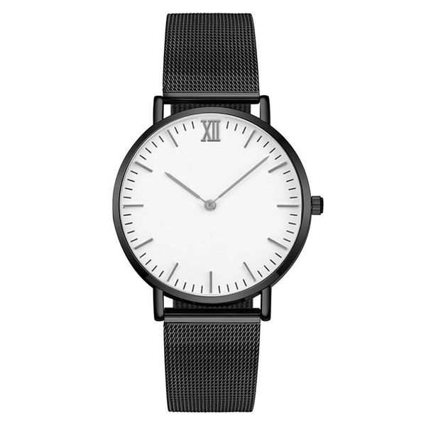 classic no logo men's watch dial mesh stainless steel band minimalist black clock watches quartz movement geneva wristwatches, Slivery;brown
classic no logo men's watch dial mesh stainless steel band minimalist black clock watches quartz movement geneva wristwatches, Slivery;brown