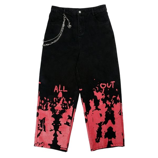 streetwear pant man hip hop spray paint chain men trousers harajuku oversized loose track joggers pants black 210715
streetwear pant man hip hop spray paint chain men trousers harajuku oversized loose track joggers pants black 210715