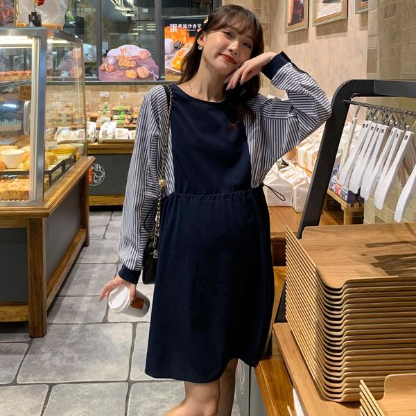 maternity dresses 3002# 2021 autumn korean fashion patchwork dress chic ins elegant loose clothes for pregnant women pregnancy shirts, White
maternity dresses 3002# 2021 autumn korean fashion patchwork dress chic ins elegant loose clothes for pregnant women pregnancy shirts, White