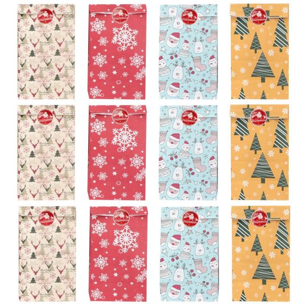 storage bags 48pcs christmas patterns food square bottom packaging bag oilproof paper pouch for dessert (mixed patterns)
storage bags 48pcs christmas patterns food square bottom packaging bag oilproof paper pouch for dessert (mixed patterns)