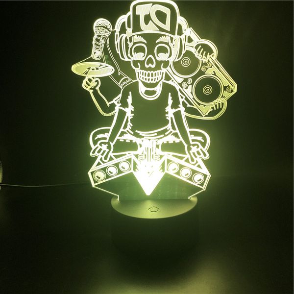 3d illusion night light led plug in acrylic lamp desk skull bedside nightlight atmosphere party decoration halloween kids gift
3d illusion night light led plug in acrylic lamp desk skull bedside nightlight atmosphere party decoration halloween kids gift
