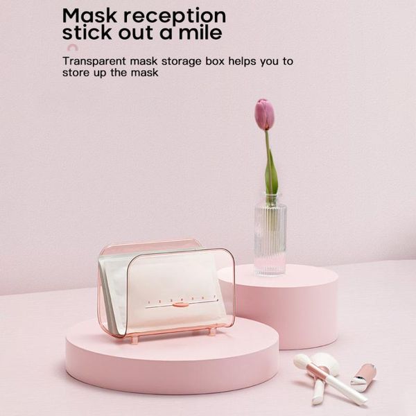 creative mask storage box u-shaped design opening transparent scale rack space-saving household organization cosmetics boxes & bins
creative mask storage box u-shaped design opening transparent scale rack space-saving household organization cosmetics boxes & bins