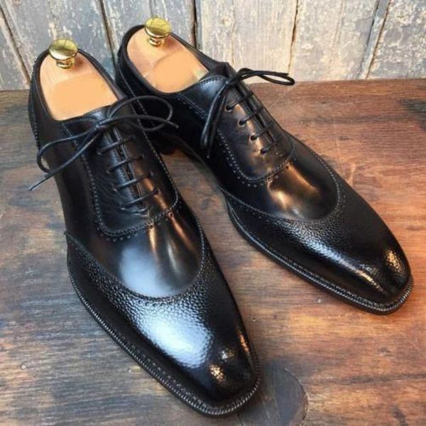 dress shoes men's synthetic leather shoes with shoelaces, classic men's shoes, casual combat design, autumn fashion kr218 hoer, Black
dress shoes men's synthetic leather shoes with shoelaces, classic men's shoes, casual combat design, autumn fashion kr218 hoer, Black