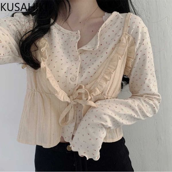kusahiki korean chic women short floral long sleeve cardigan + bow tie ruffle tanks spring 2 piece sets 6e947 210602, White
kusahiki korean chic women short floral long sleeve cardigan + bow tie ruffle tanks spring 2 piece sets 6e947 210602, White