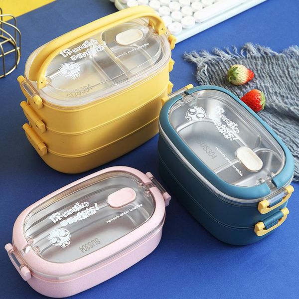 dinnerware sets multi-layer bento box portable 304 stainless steel lunch insulated compartment leakproof kids container
dinnerware sets multi-layer bento box portable 304 stainless steel lunch insulated compartment leakproof kids container