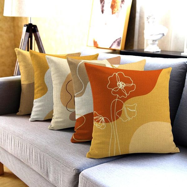 cushion/decorative pillow modern abstract yellow brown orange geometric pillows case decorative cover living room sofa cushions 45x45cm
cushion/decorative pillow modern abstract yellow brown orange geometric pillows case decorative cover living room sofa cushions 45x45cm