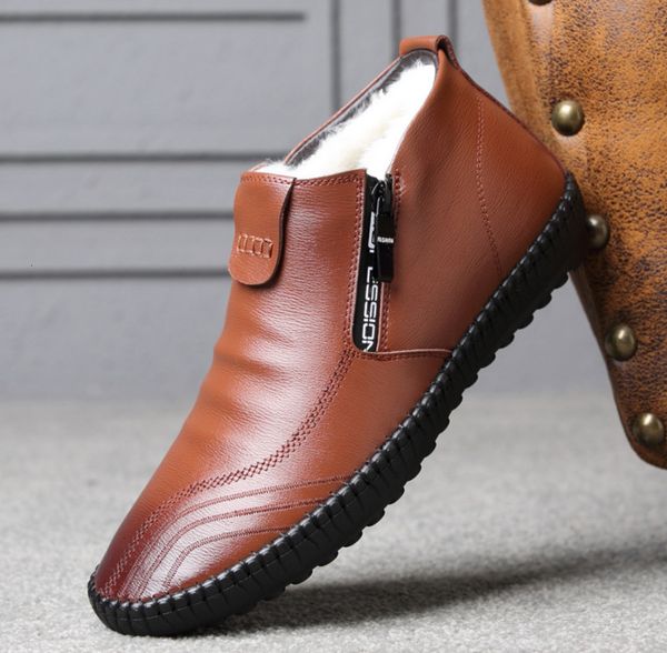 dress shoes men ankle boots natural fur winter thick wool snow men's genuine leather soft warm casual work booties footwear fclg, Black
dress shoes men ankle boots natural fur winter thick wool snow men's genuine leather soft warm casual work booties footwear fclg, Black